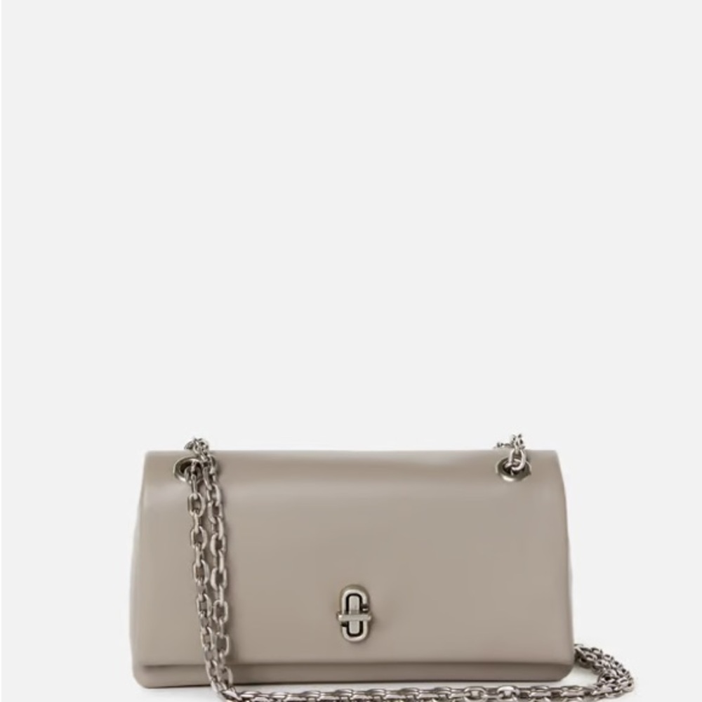 Marc Jacobs Gray Crossbody Bag with Skull Detail